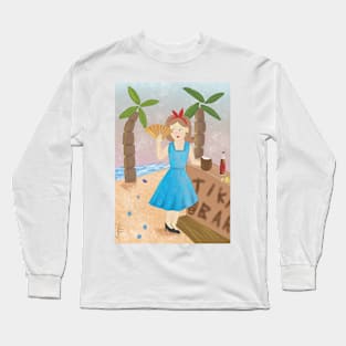 At the beach Tiki bar Long Sleeve T-Shirt